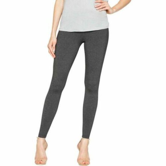 *2/$25* Matty M Ladies Wear Everywhere Gray Leggings Large - Picture 1 of 3